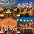 50ft 17 (2 E12 Bulbs 2700K Outdoor String Lights Waterproof, Patio String Ligths for Outside with Spare) Replaceable