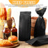 150 Packaging 4.5 2.5 16 Inches(Black) Yahenda Pieces Paper Bread Bag French Breads Storage Bags Disposable Homemade