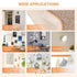 Double Sided Heavy Duty Tape - Removable Wall Tape for Home Office Decor, DIY Projects, 9.85FT