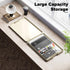 Hongri Clipboard with Storage, Heavy Duty Foldable Nursing Clipboards for Office School Supplies, Khaki Clip Board Case