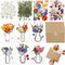 Dunzoom 30 Set DIY Wedding Greeting Cards with Envelopes Wedding Thank You Dried