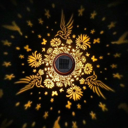GOLFOEE Hummingbird Mothers Day Gifts for Mom Solar Lanterns Outdoor Waterproof Solar Lights Outdoor Waterproof