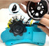 Heat Tape Dispenser Blue Multi-Roll Set, PreCut 1.4'' Pieces for Heat Press Machine with Semi-Automatic Dispenser