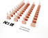 Binder Clips Metal Clamp, Rose Gold (Small) 0.75 inch / 19 mm, 40 PCS