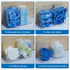 2 SEANADO Clear Acrylic Glove Holder Dispenser with Lid, Compartments Hygiene Station Storage Box for Beard Nets