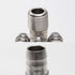 LTWFITTING 90 Degree Elbow Stainless Steel 316 Barb Fitting, 1/2" ID Hose x 3/8" Male NPT (Pack of 5)