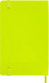 Moleskine Classic Notebook, Hard Cover, Pocket, Ruled/Lined, Lemon Green, 192 Pages