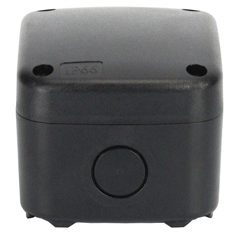 IP66 Outdoor Weatherproof Universal Electronics Enclosure, Black Junction Box, 3.3"X2.9"X2.3" Small