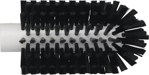 Vikan 5380-77-9 Stiff Tube Brush, Polyester, 3-3/32" x 6" OAL - Black