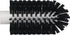 Vikan 5380-77-9 Stiff Tube Brush, Polyester, 3-3/32" x 6" OAL - Black