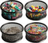 Mesh Paper Clip Holder, 4 Pack Paperclip Holders for Desk, Wire Mesh Bowls, Organizer for Small Office Accessories