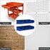 8 Bins&2 UNITEDPOWER wall mounted garage storage bin, Parts Rack, Plastic Hanging Stackable Storage Bin, Hardware Tool