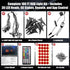 100 2-in-1 FT Permanent Outdoor Lights, Waterproof Eaves & Ground Stakes LED String Lights with App/Remote Control