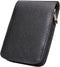 Fountain Roller Ball Pen Case Holder, PU Leather Bag for 12 Pens, Color Black
