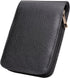 Fountain Roller Ball Pen Case Holder, PU Leather Bag for 12 Pens, Color Black