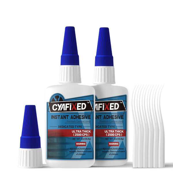 Professional Grade Cyanoacrylate Super Glue: Ultra Thick Viscosity CA Glue for Woodworking, 4 oz. Value Pack