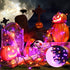 Orange and Purple Halloween Lights, 82ft 200 LED String Lights with 8 Modes, Waterproof Plug in for Halloween Party