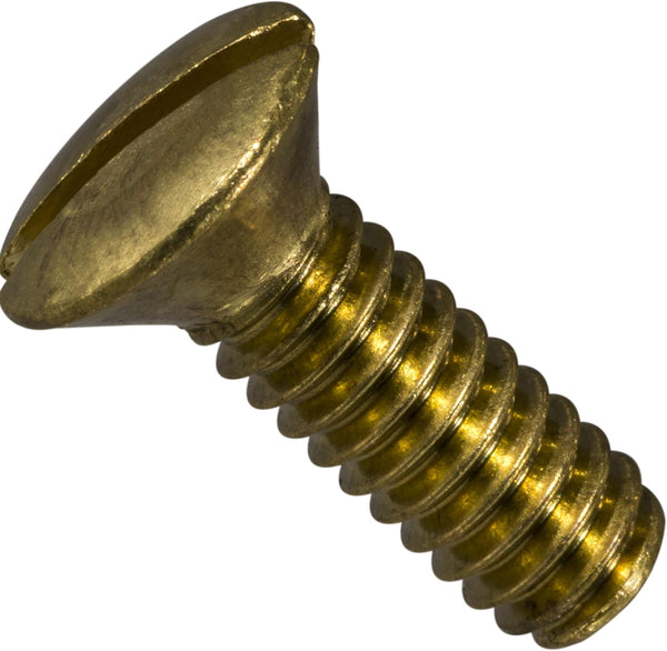 014973130169 Slotted Oval Machine Screws, 1/4-20 x 3/4, 10 Pieces