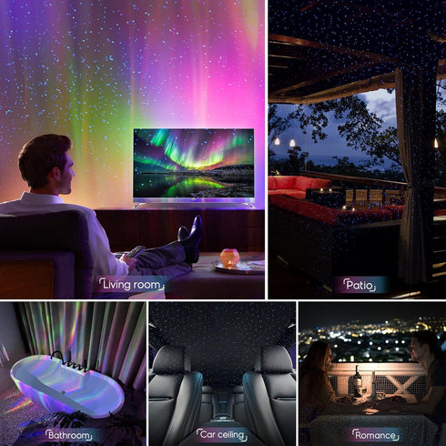 Rossetta Galaxy Projector, Star Projector LED Lights for Bedroom, Outdoor Lighting Projector, Starry Night Light