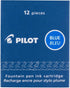 Pilot Namiki IC100 Fountain Pen Ink Cartridge, Blue, 12 Cartridges per Pack (Pack of 2)