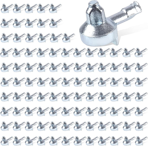 BOXOB 100pcs Shelf Support Pegs Replacement, Zinc Alloy Bookshelf Pegs for Shelves Cabinet