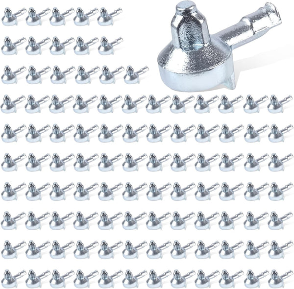 BOXOB 100pcs Shelf Support Pegs Replacement, Zinc Alloy Bookshelf Pegs for Shelves Cabinet