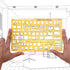 Mr. Pen- House Plan, Interior Design and Furniture Templates - Drafting Tools and Ruler Shapes Set of 3