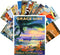 Vintage PostCards, 24 pcs Vintage Travel Posters, Ocean Cruises Sea Liner