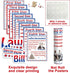 party greeting 11pcs American Bill and Law Bulletin Board Set, US Government History Decor for Middle School Classroom