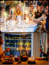 36 White,0.8x11 Inches,Roman Treela Pieces Flameless Taper Candles Flickering Faux LED Battery Operated Electric Fake