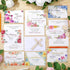Affrolling 50 Pack 4x6 Inch, Spring Religious Christian Thank You Cards Bulk with Scripture Envelopes Stickers Bible