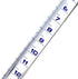 EISCO Burette, 50ml - Class A, ±0.05ml Accuracy, Borosilicate Glass with Straight Bore PTFE Stopcock and 0.1ml Blue