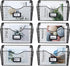 PAG 6 Pockets Hanging File Holder Wall Mount Mail Organizer Metal Chicken