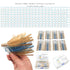 3120pcs 156 Values Metal Film Resistor Kit, Minidodoca 1 Ohm-10M Ohm, 1/4W ±1% Tolerance Fixed Resistors for DIY