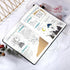 Cute Journal for Women and Girls, A5 Hardcover Lined Journals for Writing, 192 Pages, Floral Diary (Black)