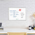 U Brands Dry Erase Board, 23"x17", Silver Aluminum Frame with Melamine Surface