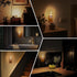 1W 2700K, 10-100LM 1-Pack Warm Night Lights Plug into Wall Motion Sensor, LED Night Light, Adjustable Brightness