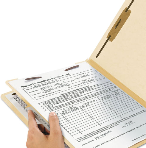Smead Classification File Folder, 1 Divider, 2" Expansion, Legal Size, Manila, 10 per Box