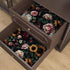 17.5In 118In Dark Green Floral Wallpaper Peel and Stick, Vintage Botanical Wallpapers Self-Adhesive Contact Paper