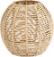 Cabilock Woven Lamp Shade with Metal Frame, Boho Round Small Lampshade Replacement,
