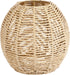 Cabilock Woven Lamp Shade with Metal Frame, Boho Round Small Lampshade Replacement,