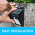 Aduro Sport Bright Basics Motion Sensor Outdoor Light, Wireless LED Solar Outdoor Lights Waterproof Security Light