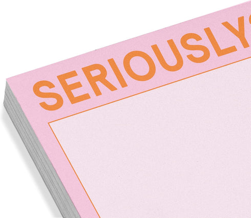 Knock Knock Seriously?! Sticky Note (Pastel Version, 3 x 3-inches) (Pack of 1)