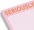 Knock Knock Seriously?! Sticky Note (Pastel Version, 3 x 3-inches) (Pack of 1)