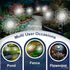 4 Pack 120 2 Solar Garden Lights Outdoor, LED Twinkling Firework Lights Decorative with Modes, Outdoor Waterproof Solar