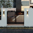 14W 3000K,Outdoor White,IP65 3000K SOKHNA Modern LED Outdoor Waterproof Wall Lamp Porch Wall LampWaterproof Exterior