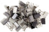 U Brands Fashion Binder Clips, 36 Count Moroccan Monochrome with Silver Prongs, 32mm Office Organization Supplies