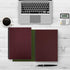 Binditek 50 Pack Maroon Leather Textured Polycovers, 16 Mil Binding Presentation Covers for Business Reports, 8-1/2 x
