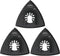 Triangle Sanding Pads for Oscillating Multitool, 3 Pack of 3-1/8 Inch Sander Pads
