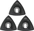 Triangle Sanding Pads for Oscillating Multitool, 3 Pack of 3-1/8 Inch Sander Pads